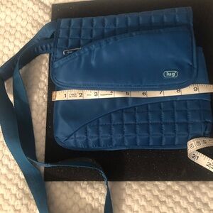 Lug  Crossbody Bag Blue Quilted unisex  , Nwot new